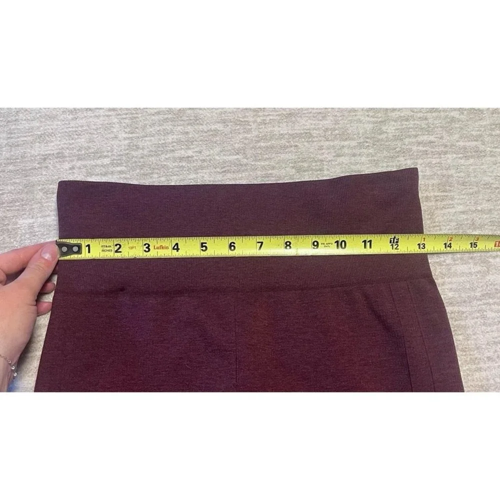Lululemon Crop Leggings Purple Ruched Seamless High Rise Size XS/Small 12